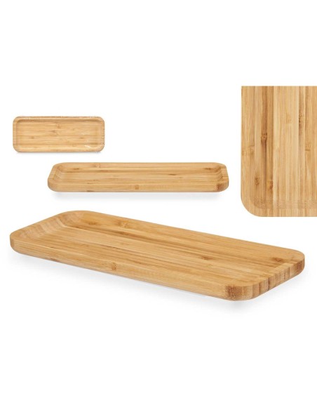 TABLA BAMBU RECTANGULAR APERITIVO 29,5X11,5 CM