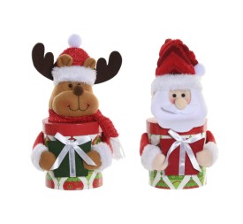 CAJA POLIESTER CARTON 12X10X25 SANTA RENO 2 SURT.