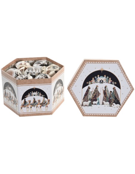 DECORACION COLGANTE SET 14 PVC NACIMIENTO  24X21X15,5