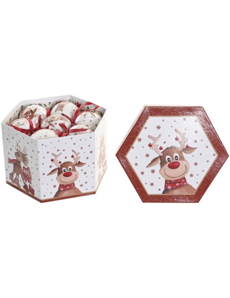 DECORACION COLGANTE SET 14 PVC RENO 24X21X15,5