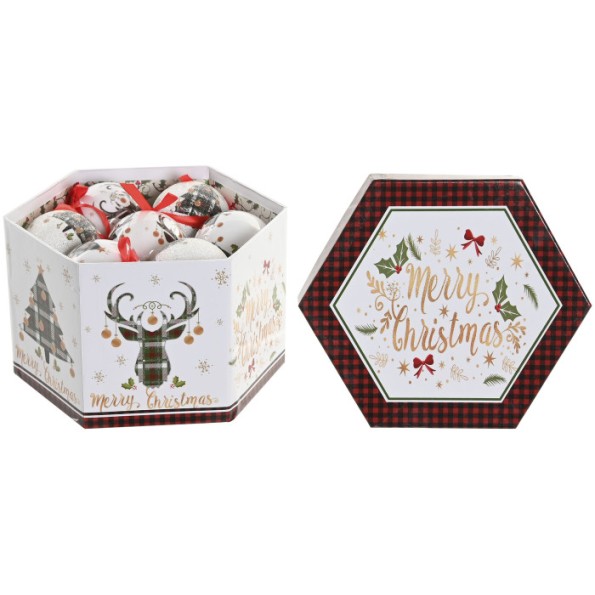 DECORACION COLGANTE SET 14 PVC 24X21X15,5