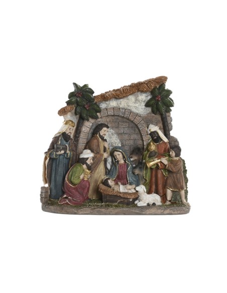 NACIMIENTO RESINA 21X6X19 MULTICOLOR