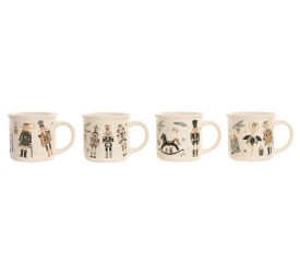 TAZA PORCELANA 12,5X9,5X9 365ML CASCANUECES 4 SURT