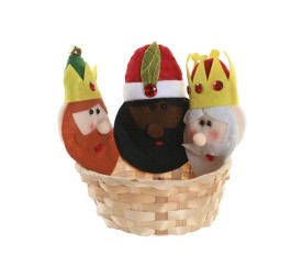 CESTA POLIESTER FIBRA 18X18X18 REYES MAGOS