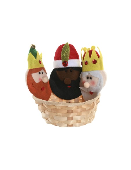 CESTA POLIESTER FIBRA 18X18X18 REYES MAGOS