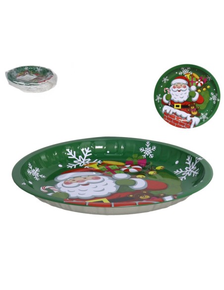 MULTIUSOS NAVIDE? SANTA CLAUS HOJALATA 26,5CM
