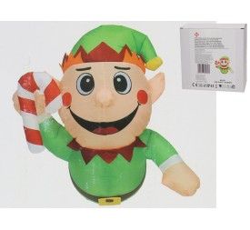 HINCHABLE ELFO 3LED 90CM VENTANA