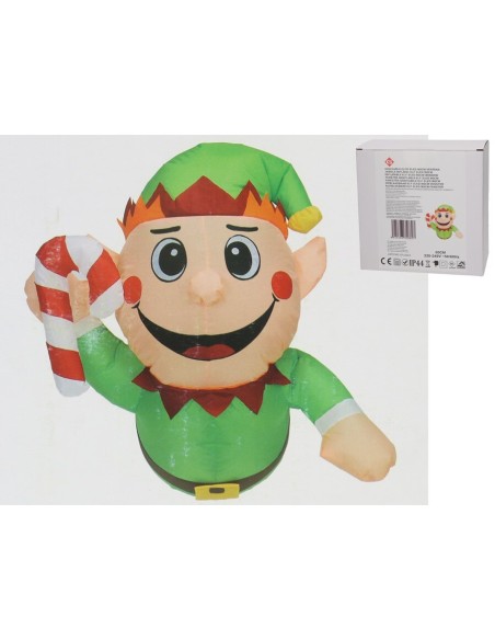 HINCHABLE ELFO 3LED 90CM VENTANA