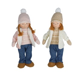 FIG. CHICA CON GORRO 22X14X50CM 2STD