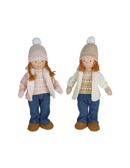 FIG. CHICA CON GORRO 22X14X50CM 2STD