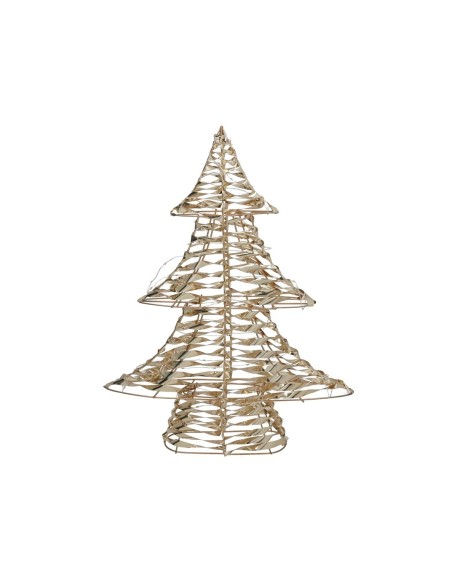 ARBOL C/80 LUCES 40X8X50CM DORADO