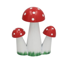 FIG. METAL 3 SETAS 16X7,5X15,5CM ROJO