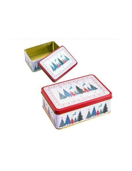 CAJA ÁRBOLES METAL 16 X 11 X 6 CM