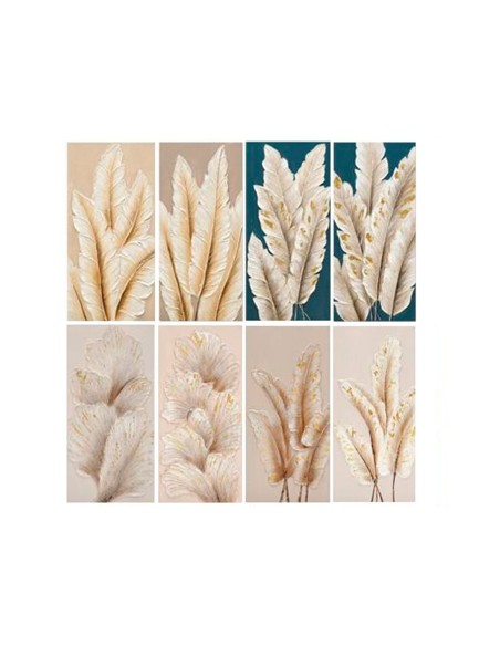 CANVAS 100% PINTADO A MANO MUSOFT 30X60X3CM 8 SURT