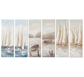 CANVAS 100% PINTADO A MANO WASEA 40X120X3CM 6 SURT