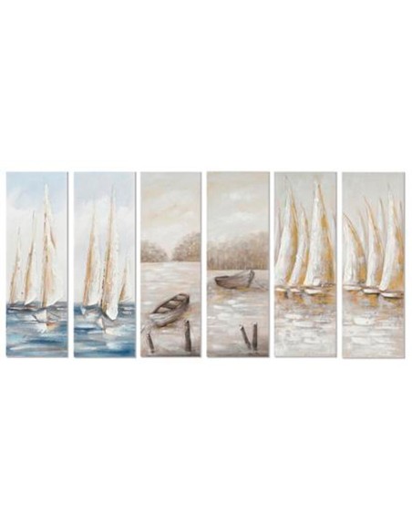 CANVAS 100% PINTADO A MANO WASEA 40X120X3CM 6 SURT