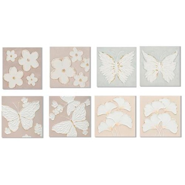 CANVAS 100% PINTADO A MANO BUFLOW 40X40X3CM 8 SURT