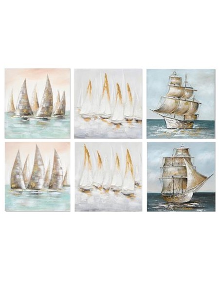 CANVAS 100% PINTADO A MANO JACKGRU 60X60X4CM 6 SUR