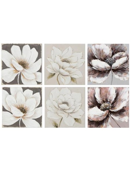 CANVAS 100% PINTADO A MANO FELIU 60X60X4CM 6 SURT