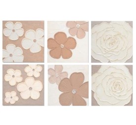 CANVAS 100% PINTADO A MANO HUEL 60X60X4CM 6 SURT