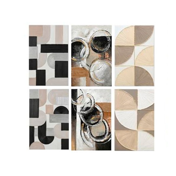 CANVAS 100% PINTADO A MANO SURYA 60X90X3CM 6 SURT