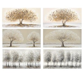 CANVAS 100% PINTADO A MANO RIKEL 60X120X3CM 6 SURT