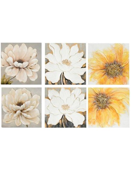 CANVAS 100% PINTADO A MANO RANTA 80X80X3CM