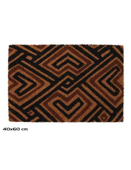 FELPUDO COCO 40X60CM ZIGZAG