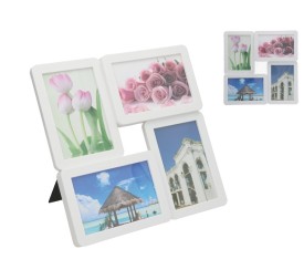 SET 4 MARCO DE FOTOS NEWIN 29X29X2CM BLANCO