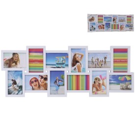 SET 12 MARCO DE FOTOS NEWIN 29X29X2CM BLANCO
