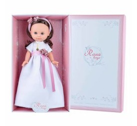 MUÑECA COMUNION 40CM MORENA C/M