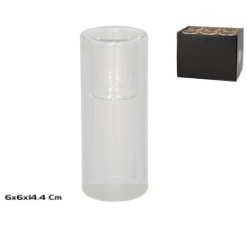 PORTAVELAS CRISTAL LUCY 6X6X14,4 CM