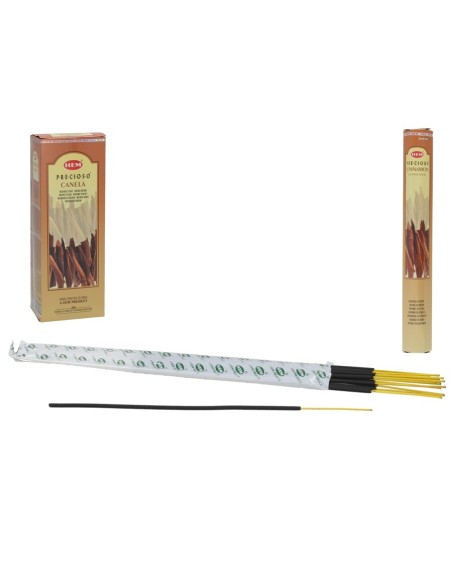 INCIENSO HEXAGONAL 20 STICKS CANELA PRECIOUS