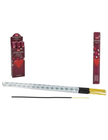 INCIENSO HEXAGONAL 20 STICKS AFRODISIACO