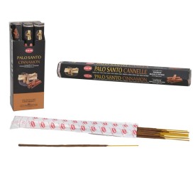 INCIENSO HEX. 15 STICKS PALO SANTO CANELA 23CM