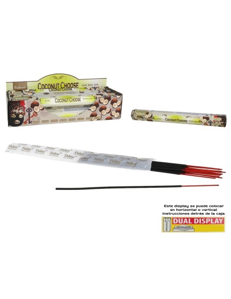 INCIENSO 24G 20 STICKS TULASI COCONUT CHOOSE