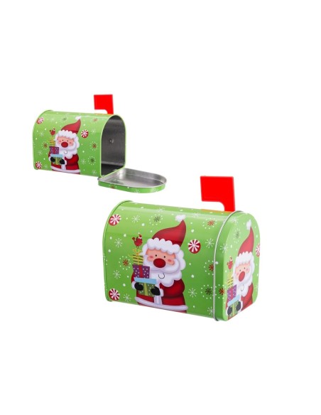 BUZÓN PAPA NOEL METAL 12,80 X 7,10 X 9,50 CM