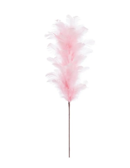 RAMA PLUMAS ROSA 45 CM