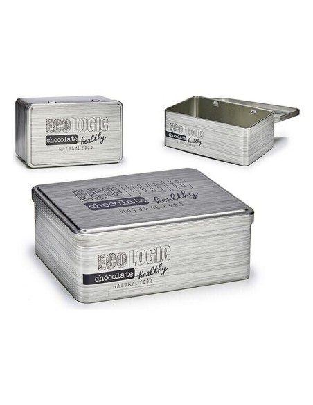 BOTE HOJALATA RECTANGULAR CHOCOLATE 11,5x7x18,5