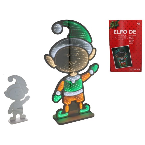 ELFO DE NEON 2M CABLE 58X38X8CM
