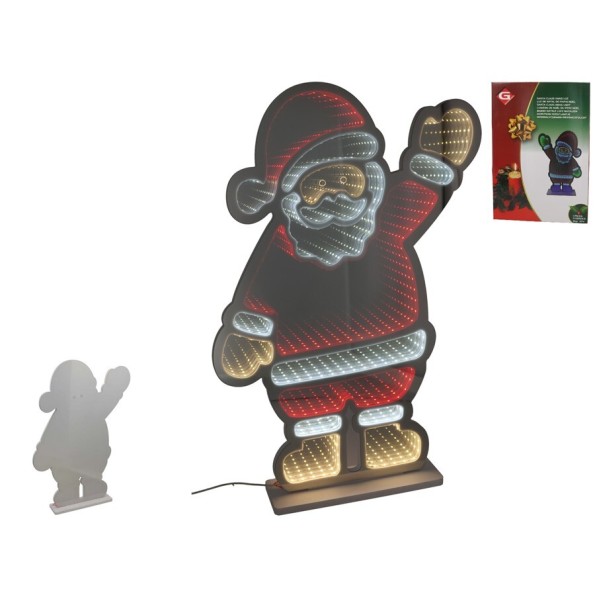 SANTA CLAUS XMAS LUZ 37X8X60CM