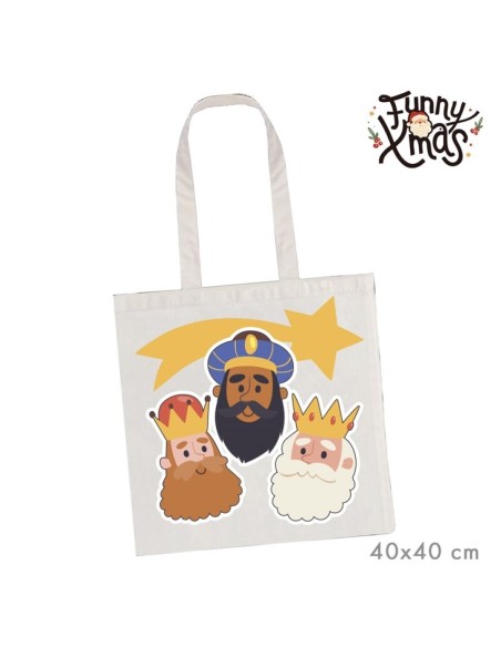 BOLSA DE TELA TOTE REYES MAGOS BOLSA DE TELA TOTE REYES MAGOS