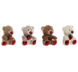 PELUCHE POLIESTER 10X10X14 OSO ROSA 4 SURT.