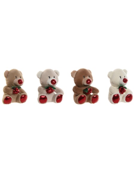 PELUCHE POLIESTER 10X10X14 OSO ROSA 4 SURT. PELUCHE POLIESTER 10X10X14 OSO ROSA 4 SURT.
