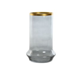 PORTAVELA CRISTAL 17X17X28 TRANSPARENTE