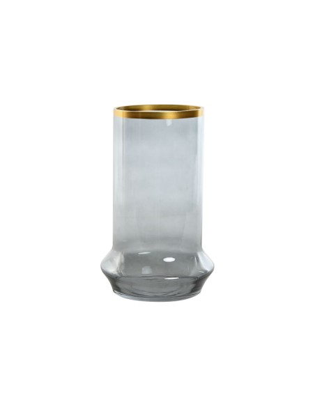 PORTAVELA CRISTAL 17X17X28 TRANSPARENTE
