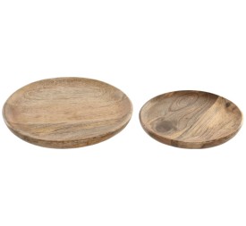 BANDEJA VACIABOLSILLOS SET 2 MANGO 25X25X2,5 REDON