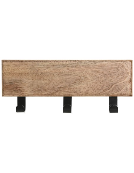PERCHERO PARED MANGO HIERRO 38X5X16 3 GANCHOS PERCHERO PARED MANGO HIERRO 38X5X16 3 GANCHOS