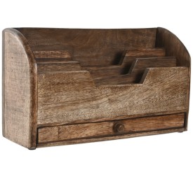 ORGANIZADOR MANGO 30X11X17 REDONDEADO NATURAL