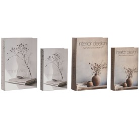 CAJA LIBRO SET 2 PU 21X7X30 INTERIOR DESIGN 2 SURT